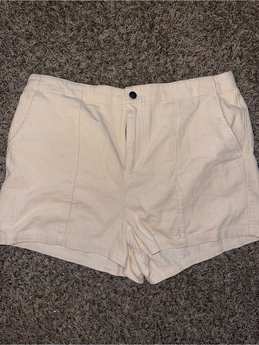 wild fable Cream Ribbed Corduroy Shorts